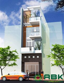 Mẫu thiết kế nhà phố 5 tầng tại Quận Tân Bình M14 
