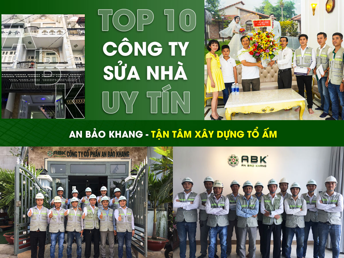 TOP 10 công ty sửa chữa nhà uy tín tại TPHCM
