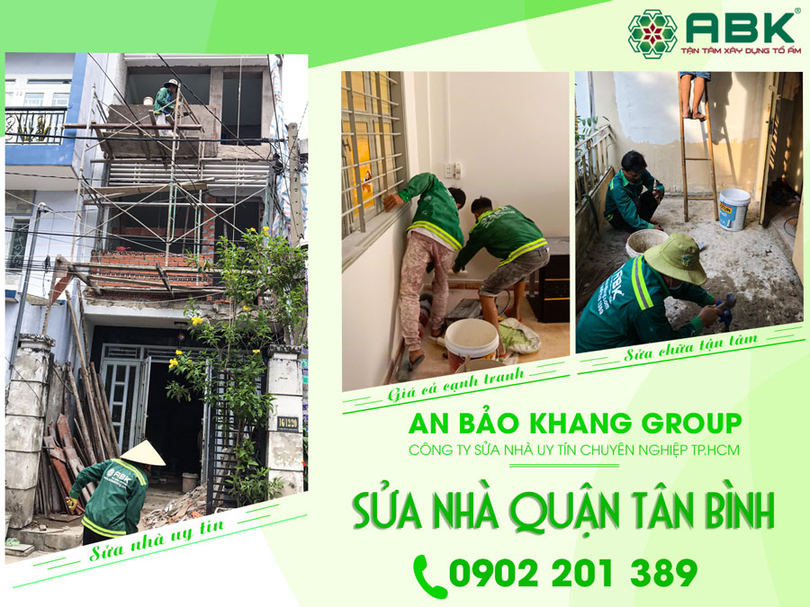 Sửa nhà Quận Tân Bình – Dịch vụ sửa chữa nhà giá rẻ 2023 