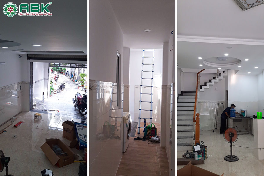 Hoàn thiện sửa nhà anh Khoa ở Quận Tân Phú