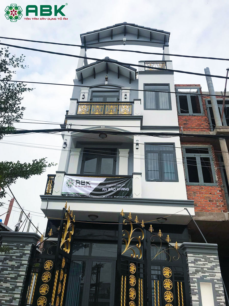 Thi công xây dựng trọn gói nhà phố 4 tầng nhà chú Linh ở Phú Nhuận 