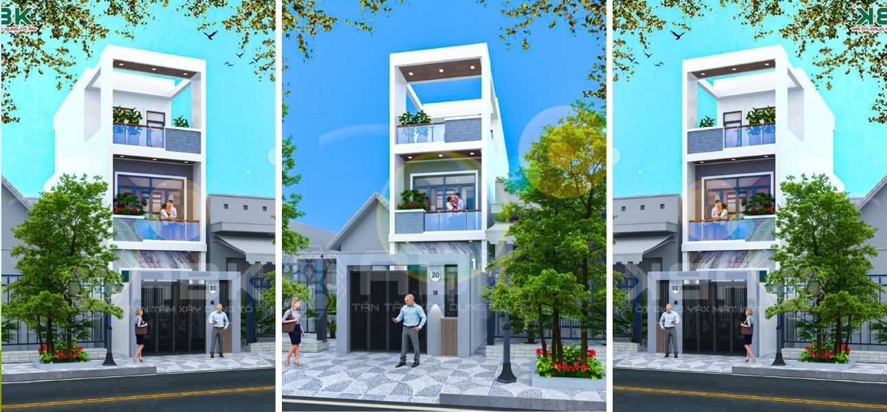 Nhà phố 3 tầng nhà a Bàng Hóc Môn
