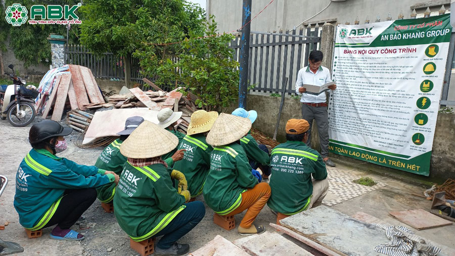 Đội ngũ An Bảo Khang Group học an toàn lao động