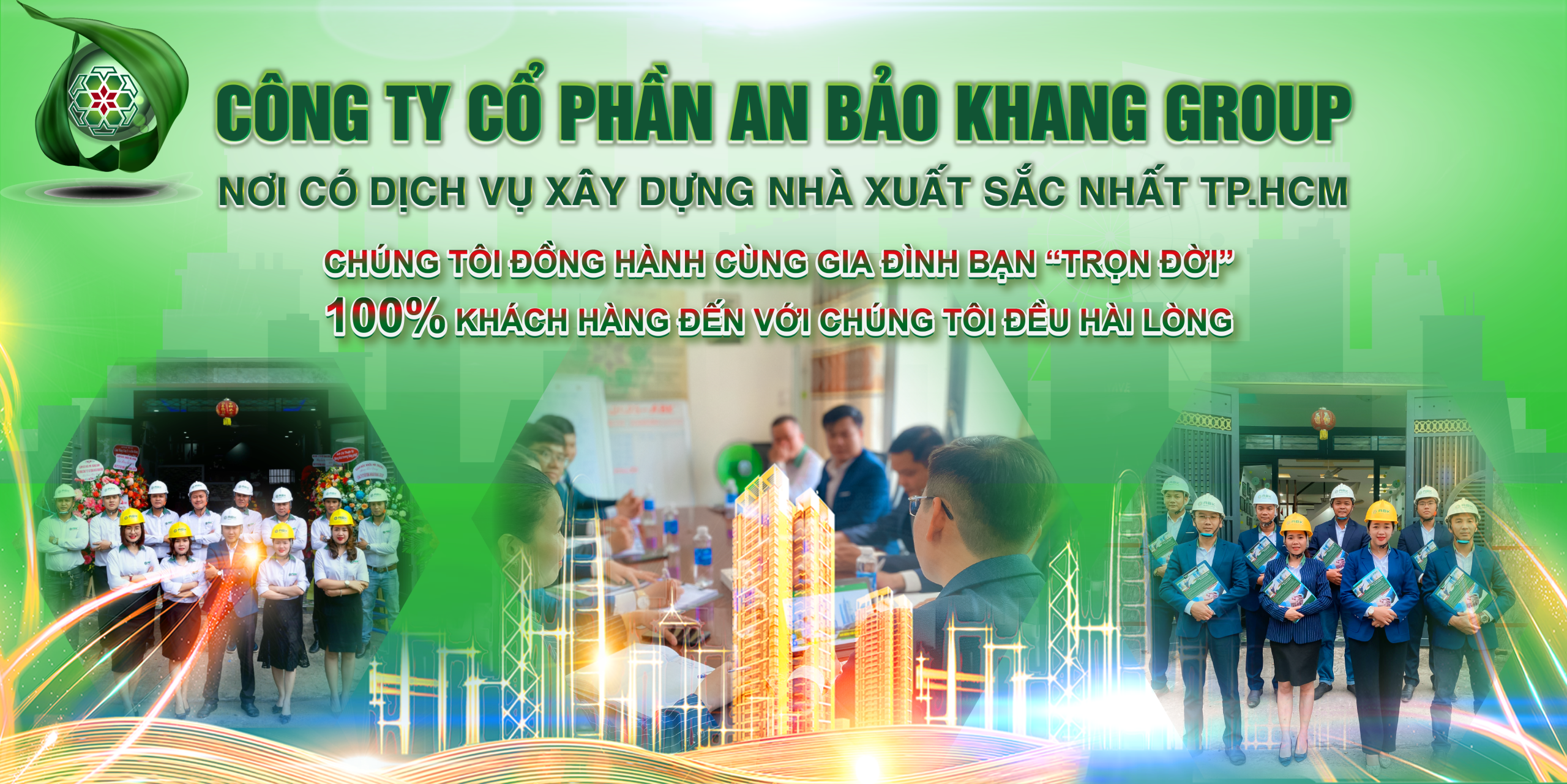 Banner kỷ niệm thành lập công ty An Bảo Khang Group 