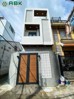 Xây dựng nhà phố 3 tầng diện tích 4x11m nhà chị Thảo ở Quận Gò Vấp 