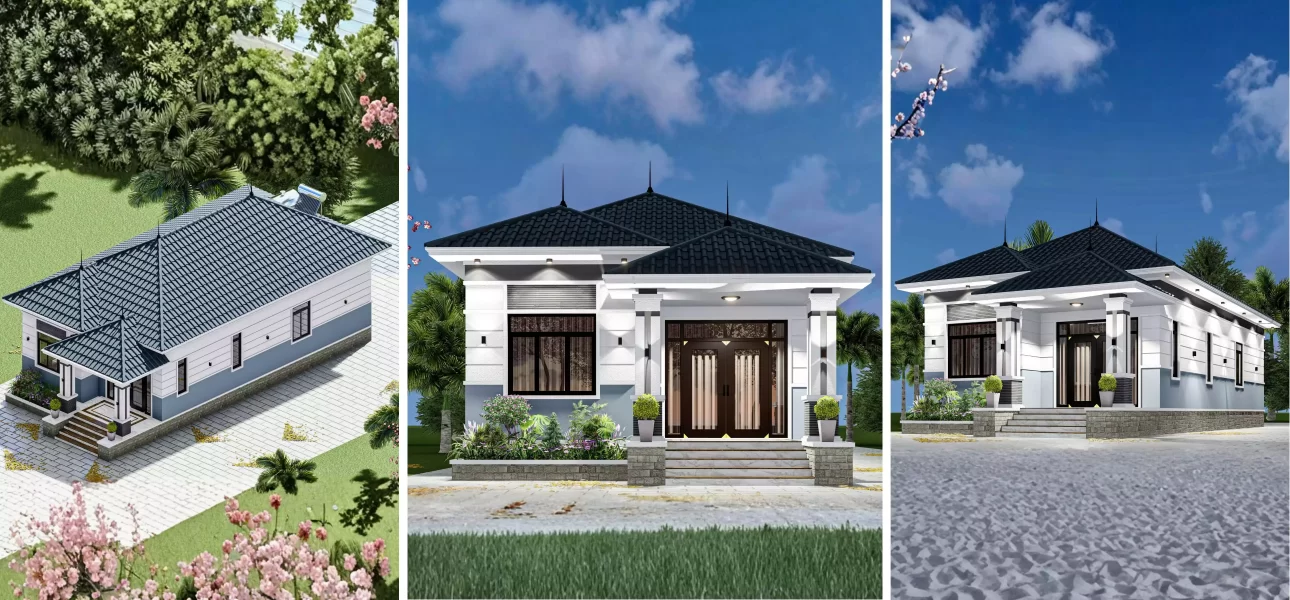 Thiết kế biệt thự sang trọng trên nền đất rộng
